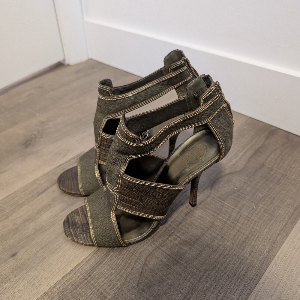 Tory Burch/Olive High Heels Sz 10